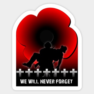 We will Never Forget Sticker